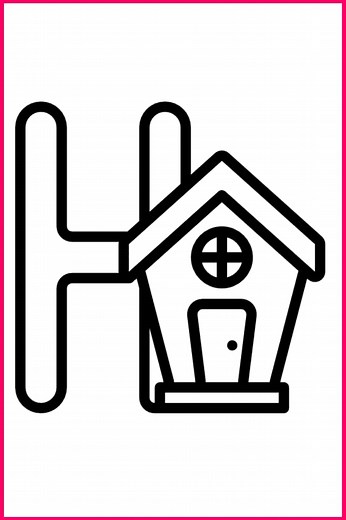 Free Letter H Worksheets for Kids