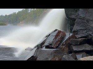 Hike to Muskoka High Falls #waterfalls #hiking #muskoka #dronefootage