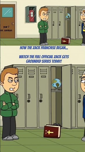 Trouble Brews: Zack's Locker Drama with Arch-Rival #goanimate #animation