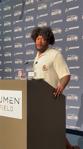Ernest Jones about San Francisco's Dre Greenlaw head-butting him in the Seahawks' loss to the San Francisco 49ers Sunday, Oct. 11, 2026, at Lumen Field in Seattle.