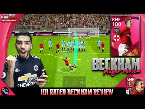 BECKHAM 101 Rated Iconic moment Review 🔥 The Best Midfielder in the game ❤ pes 2021 mobile
