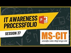 MS-CIT - Processfolio - Session 37