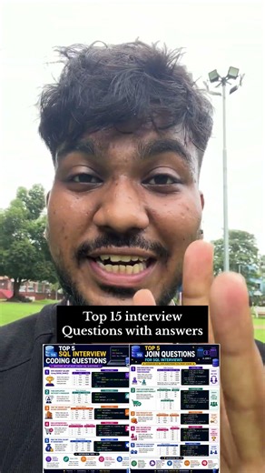 Top 15 Sql questions for ypur interview preparation and job #job #software #coding #sql #question