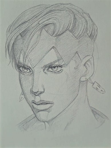 Rohan Kishibe #jojo #jojosbizarreadventure #jjba #loomis #draw | Loomis Method Drawing
