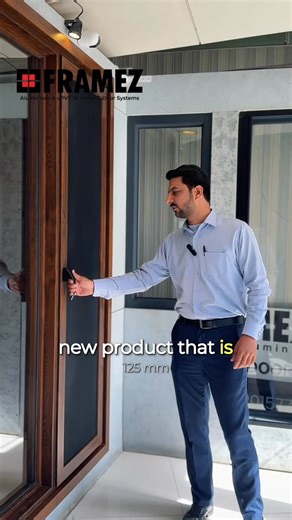 FRAMEZ on Instagram: "Introducing our premium Openable 125 mm window 🪟✨ Designed for a sleek, modern look with a refined finish. Built for durability, smooth operation, and long-lasting performance. Available in multiple elegant colours to perfectly match your space. Trusted UPVC windows, doors, and aluminium solutions that elevate everyday living 🤍 Because details matter when it comes to quality and design. Contact us 📞 0302 821 3340 🌐 www.framez.com.pk #framez #premiumwindows #openable125m