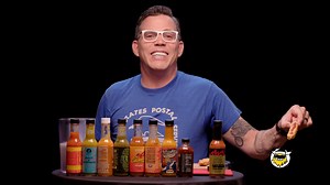 Steve-O returns to 'Hot Ones' for a finale stunt worthy of 'Jackass'