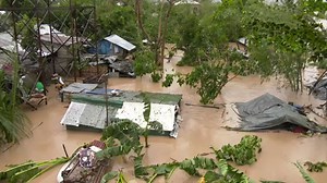 Typhoon Lando Lashes Luzon Island