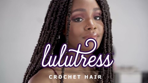 Sensationnel Lulutress crochet braiding hair - 3x micro bomb twist pre made diy all kanekalon synthetic locs twists (14 inch, SM1B/30)
