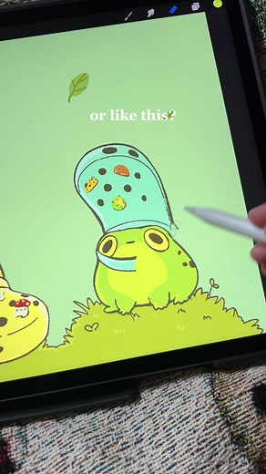 Froggy fashion comes with some tough choices 🐌 #frogs #frogtok #toad #crocs