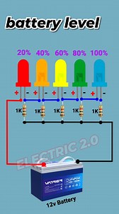 12V battery level indicator #12v #tending | Electric 2.0
