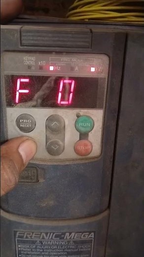 #fuji vfd #programming