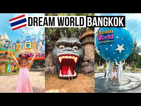DREAM WORLD Bangkok FULL TOUR! | BEST VALUE Theme Park in Thailand?