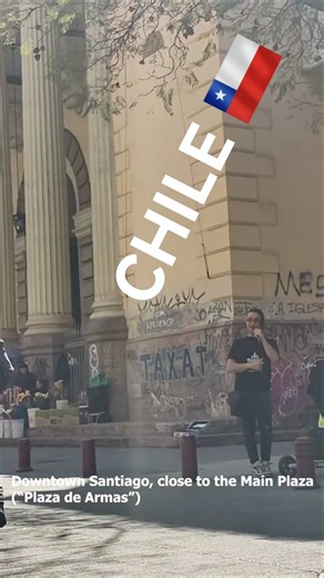 CHILE 2025 Street Opera _ Downtown Santiago _ Spring 2025