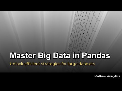 Hands-on - Optimizing Large Datasets in Pandas