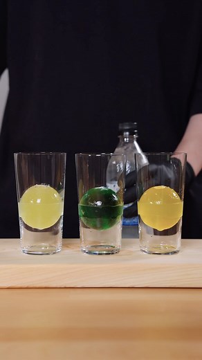 【ASMR】3つの濃縮玉とソーダが織りなす奇跡｜3 Ice ball | 氷と酒と