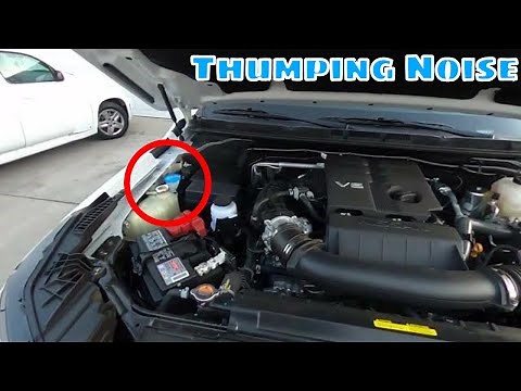 2022 Nissan Frontier thumping noise