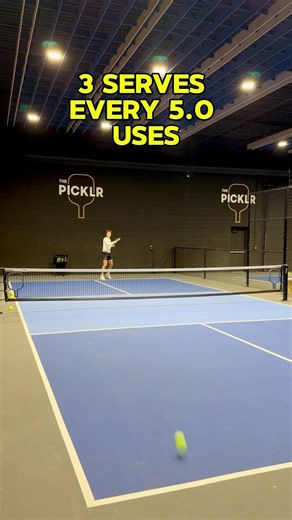 Stop serving just to get the ball in. 🎯 #pickleballtips #pickleball