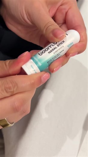 The way these boom boom nasal stick open up your sinuses 🤏🤌