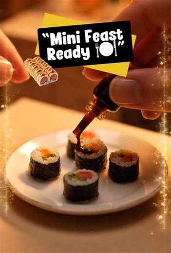 Tiny Sushi Cooking 🍣 | Relaxing ASMR