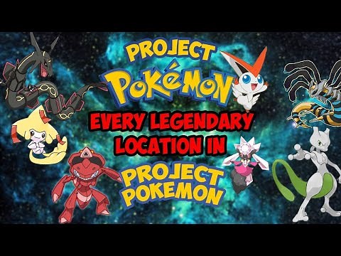 All legendary Pokémon Locations (Update Project Polaro) Zeraora?!!