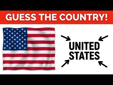 Guess the Country Name 🇺🇳 | Flag Quiz Challenge 🌍 | Can You Guess All?