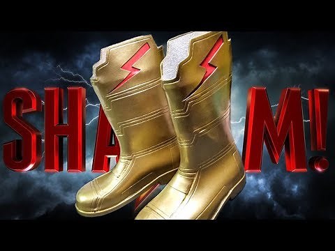 How to make SHAZAM! costume BOOTS! DIY Superhero cosplay!
