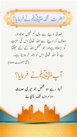 Hadees Mubarak | Hadees Sharif Hadith Of Prophet Muhammad ﷺ 💓💓| Hadees Nabvi | Best Hadees |