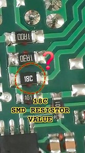 18C SMD Resistor Value #electricalengineeringxyz