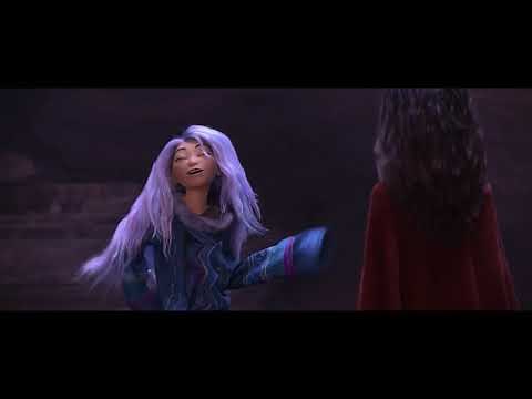 Sisu Transform to Human Form | Raya and the Last Dragon 2021 | 4K