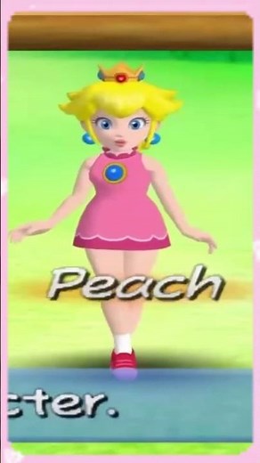 💗 Mario Golf: Toadstool Tour Peach character select animation 💗