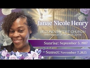 Cousin Janae Homegoing Celebration | Funeral Services| Family First | Forever in Our Hearts