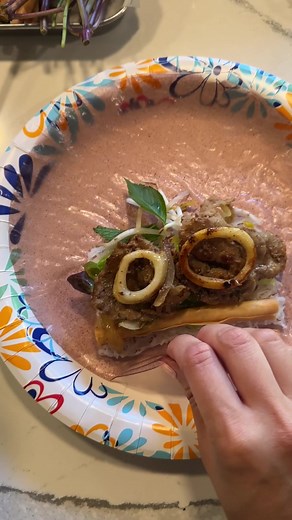 One-Handed Spring Roll Challenge Success