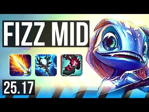 FIZZ vs IRELIA (MID) | 500+ games | KR Diamond | 25.17