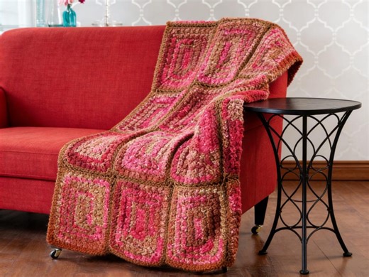 Greek Squares Afghan Crochet Pattern | Easy Chunky Blanket | PDF Instant Download - Etsy Canada