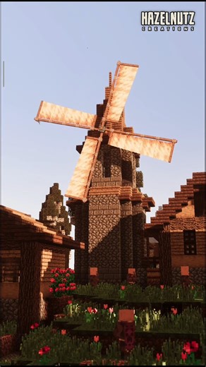 Add windmill to your Minecraft worlds with this free Add-on 🍂🌾
