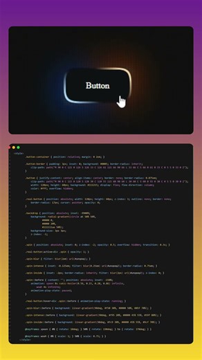 Quick UI Tip: Neon Glow Button Animation #coding