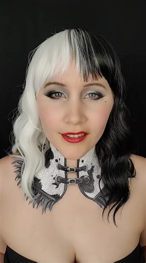 Funky Cruella makeup tutorial – bold, playful, and creative look