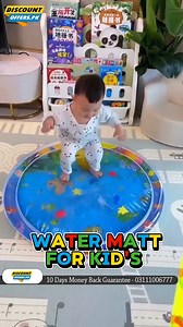 1.4K views | Inflatable Tummy Time Water Mat for Baby Water Play and...