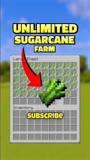Unlimited Sugarcane Farm 🌿⚙️ | Easy Minecraft Auto Build!