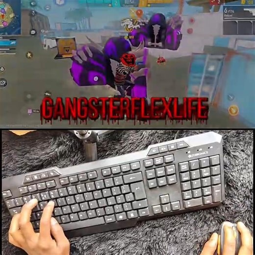 God Level Accuracy? Keyboard & Mouse Free Fire Handcam! 🔥
