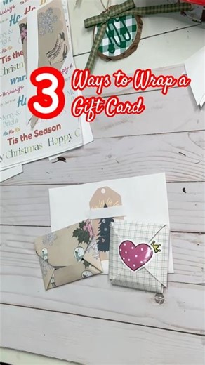 Gift card wrapping hacks that actually work #christmasgifts #wrapping #lifehack