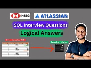 data analyst sql interview questions and answers #41/100 | HSBC | SQL Tutorials | Product Based