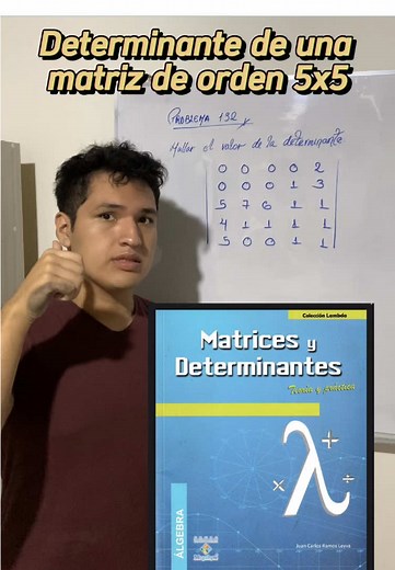 Determinante de Matriz 5x5: Teorema de la Plas
