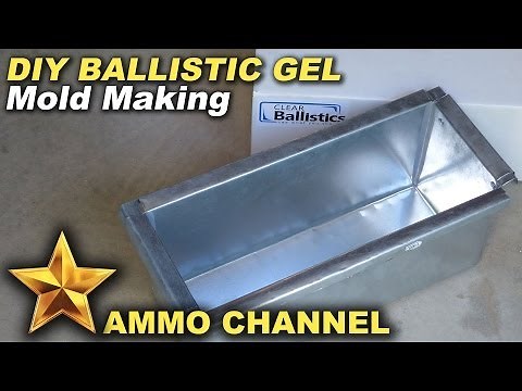DIY Home made mold for ballistic gel