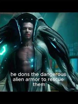 The boy wears alien armor. #movie #filmcommentary #foryou