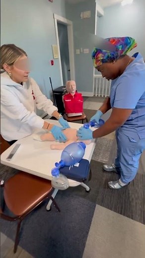 Here it is💝 Today’s BLS Skill-Practice #ValentineTraining