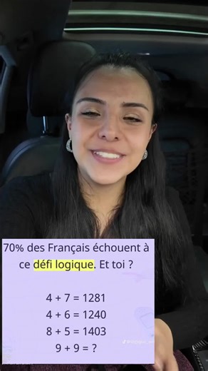 nouveau test logique ☺️☺️☺️☺️ répondez en commentaire #jeux #logique #français #reflexion #intelligence