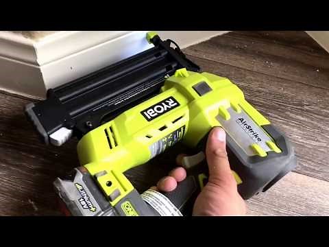 Ryobi Nail Gun P320 Battery Operated Review!