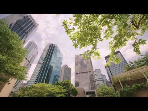 Scenery of a Modern Town