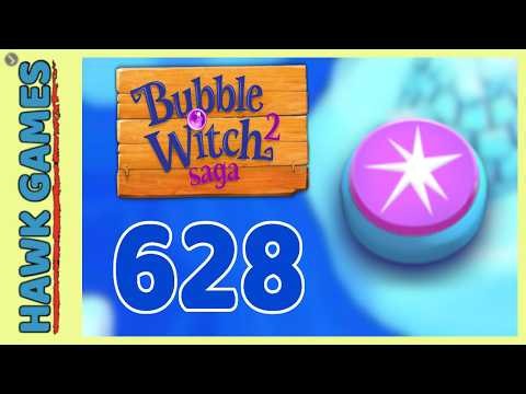 Bubble Witch 2 Saga Level 628 (Classic mode) - 3 Stars Walkthrough, No Boosters